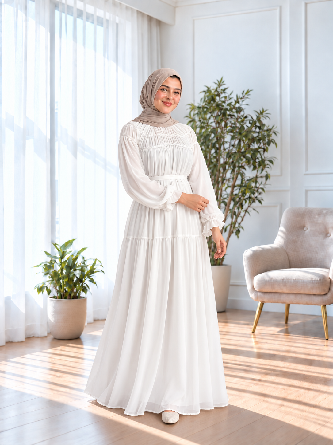 Jamila - White